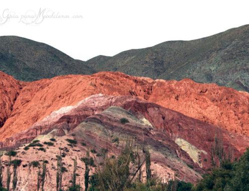 Mochileros en el norte de Argentina